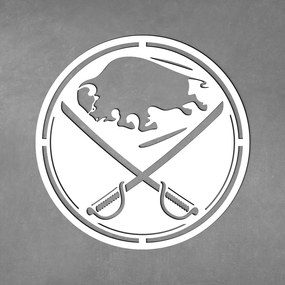 DUBLEZ | Logo din lemn - Buffalo Sabres
