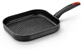Tigaie Grill Monix Titan Rock, strat antiaderent Quantanium, aluminiu 4 mm, 28x28 cm