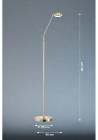 Lampadar auriu LED cu intensitate reglabilă (înălțime 150 cm) Dent – Fischer &amp; Honsel