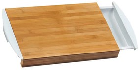 Tocator Kesper 58351, 41x25x4cm, Recipiente incorporate, Bambus, Maro