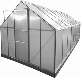 Seră din policarbonat 250 x 550 x 124/205 cm