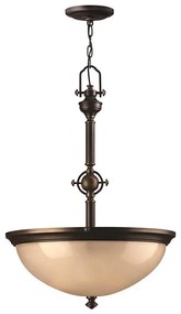 Lustră pe lanț Hinkley HK-MAYFLOWER-P-C MAYFLOWER 3xE27/60W/230V