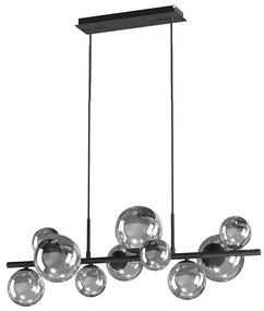 Lustră pe cablu ONLI PALOMA 10xG9/10W/230V negru/fumuriu