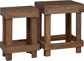 vidaXL Suport pentru plante 2 pcs Maro 70 x 11 x 27 cm Lemn de mahon