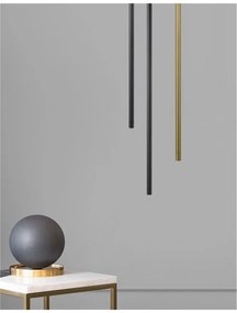 Pendul LED design liniar ELETTRA negru