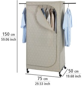 Wenko Dulap pliabil din material textil reciclat Balance, 150 x 50 x 75 cm
