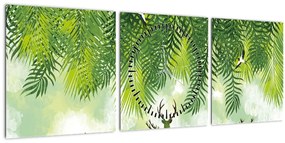 Tablou - Ceb în pădure (cu ceas) (90x30 cm)