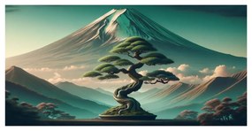Tablou liniște sub muntele fuji