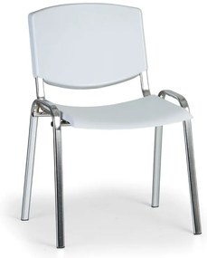 Scaun de conferinta Design - picioare cromate, gri