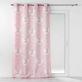 Draperie pentru copii roz 140x260 cm Petite Etoile – douceur d'intérieur