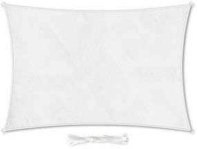 Parasolar dreptunghiular, 3 × 4 m, cu inele de fixare, poliester, respirabil