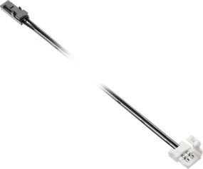 Conector de alimentare GTV pentru bandă LED, 8 mm, 600 LED 5 m, Mini AMP, cablu 2 m Plastic, Alb, 2 m