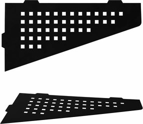 Etajera negru mat Rea SF05 30 cm