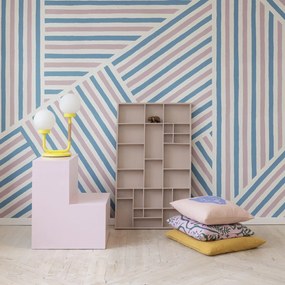 Fototapet, Different Directions, Pink &amp; Blue, Rebel Walls