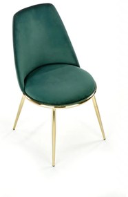 Set masa extensibila Muscat + 4 scaune K460 verde/auriu