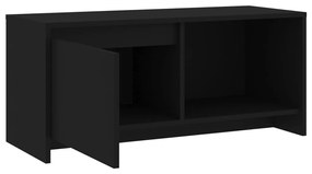 Comoda TV, negru, 90x35x40 cm, PAL 1, Negru