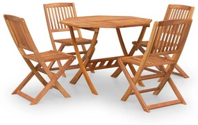 3152902 vidaXL Set mobilier de grădină, 5 piese, lemn masiv de acacia