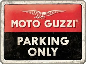 Placă metalică Moto Guzzi Paking Only