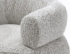 Fotoliu relax Noola rotativ - stofă bej Rimba 03