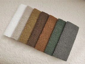 Canapea bej cu tapițerie din țesătură bouclé 193 cm Elina – Bobochic Paris