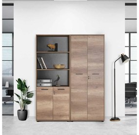 Dulap cu rafturi Nimue (nuc deschis) . 1109396