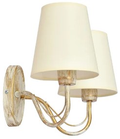 Lampă de perete MALBO 2xE27/15W/230V bej
