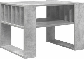 vidaXL Masă de cafea Gri din beton 66 x 49,5 x 45 cm Lemn compozit