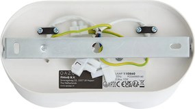 Spot aplicat modern alb GU10 50mm 2 lumini orientabil - Echo