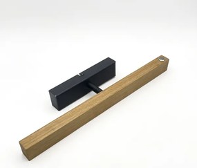 Lampă LED pentru tablouri VERDE LED/5,5W/230V 3000K 46 cm stejar/negru