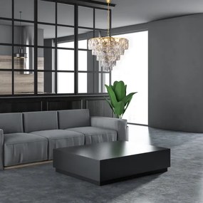 Lustră de cristal pe lanț CHELSEA 6xE14/40W/230V