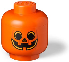 Cutie depozitare LEGO® Pumpkin Head L, portocaliu