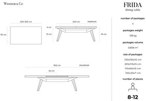Masă dining extensibilă Windsor &amp; Co Sofas Frida