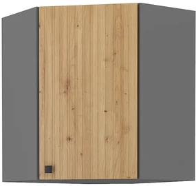 Dulap inferior de bucătărie de colț Avantoe 58x58 GN-72 1F (Stejar artisan + Antracit). 1049622