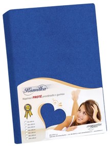 Cearşaf de pat Kamilka, albastru închis, 180 x 200 cm, 180 x 200 cm