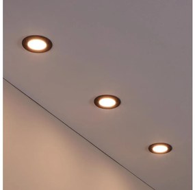 Eglo 31743 - Set de 3 corpuri de iluminat LED compatibile cu dimmer FUEVA-Z, 1x LED/2,8W/230V, IP44, negru