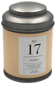 Lumanare parfumata VANILLA, pahar si capac metalic, 6.5x9.5 cm