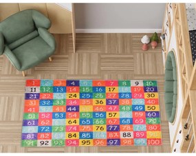 Covor de joacă pentru copii lavabil 80x120 cm One to Hundred – Vitaus