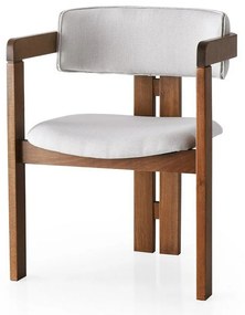 Scaun de sufragerie CO Cream and Walnut