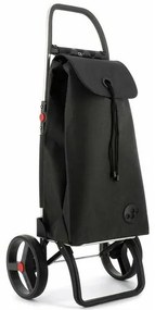 Geantă de cumpărături Rolser I-Max Tweed 2 LogicRSG pe roți, negru