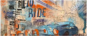 Tablou - Născut să călătorească (120x50 cm)