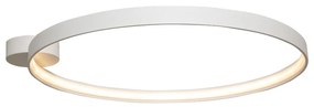 Lustra aplicata LED design modern circular CIRCLE 78, alb