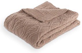 Pătură maro din micropluș/cocolino 130x170 cm Aspen – Tiseco Home Studio