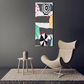 Fotografie imprimată pe sticlă Umbrele colorate