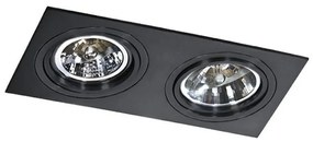 Spot incastrabil directionabil de tavan/plafon SIRO 2 BK