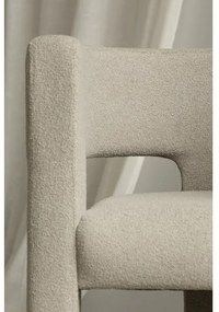 Fotoliu de design bej inchis ALPAH LOOP