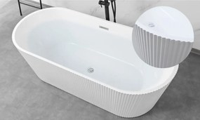 Cada baie freestanding Florenta alba