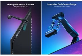 Govee DreamView T2 DUAL TV 55-65" SMART LED retroiluminare RGBIC Wi-Fi + telecomandă