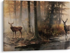 Tablou - Vintage pictura wildlife (70x50 cm)