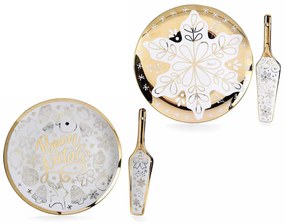Set 2 platouri cu palete servire craciun 33.5x27x4 cm