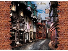 Fototapetă pentru copii Harry Potter Diagon Alley252 x 182 cm, 4 părți